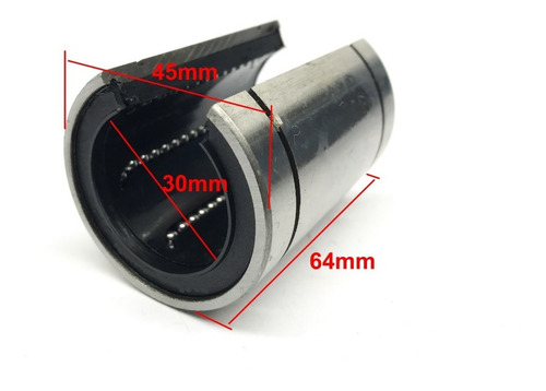 Imagem 2 de 2 de 10 Peças Rolamento Linear Aberto Lm30uuop Para Eixo 30mm
