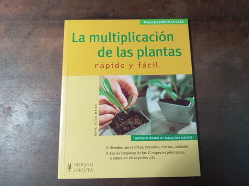 Libro Manuales De Jardín En Casa La Multiplicacion De Planta