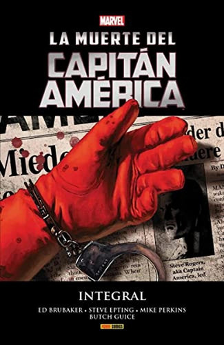 Reedición La Muerte Del Capitán América, De Ed Brubaker. Editorial Panini España, Tapa Dura En Español, 2022
