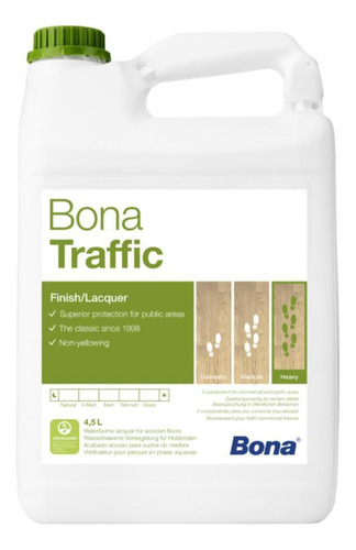 Verniz Bona Traffic Bi-componente Semibrilho/fosco 5l