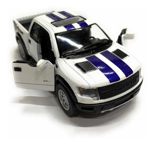 2013 Ford Raptor F-150 Svt Supercrew Blanca C Franjas  1:46