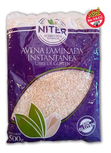 Avena Laminada Libre De Gluten 2 X 500gr | Alimentos Niter