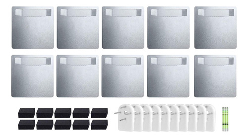 Soportes Adhesivos Para Cuadros, Kit De Montaje 10 Juegos