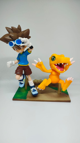 Digimon - Set De Figuras - Taichi & Agumon
