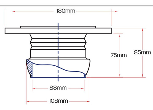 Brida Flexible Coflex Para Wc. Modelo Pb-200