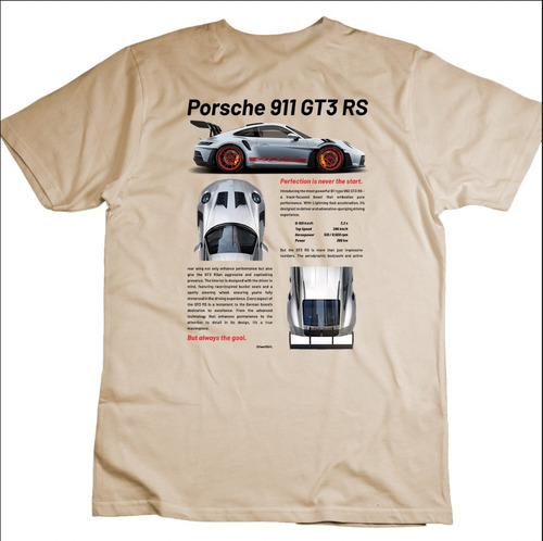 Playera Porsche 911 Gt3 Rs Gazen
