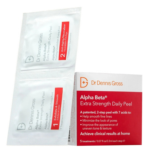 Dr Dennis Gross Alpha Beta Extra Strength Daily Peel 5 Pzas