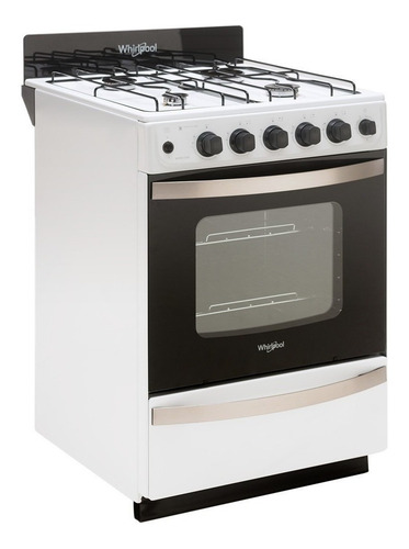 Imagen 2 de 5 de Cocina Whirlpool Wfb57dw Multigas 4 Hornallas Blanca 220v