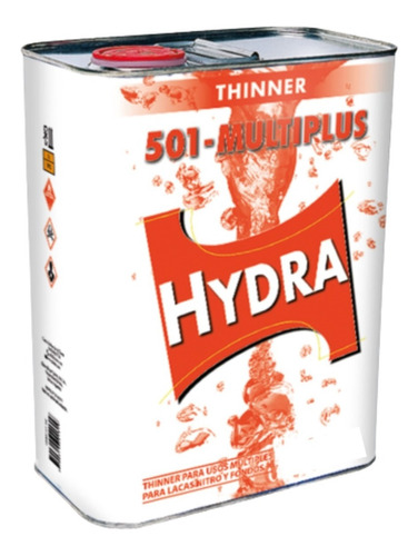 Diluyente Thinner Hydra Multiplus 501 Colorin 18 Litros