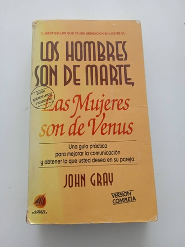 Libro Los Hombres Son De Marte Y Las Mujeres De Venus