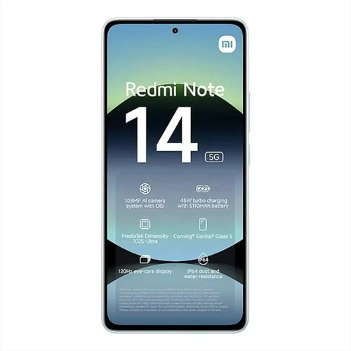Celular Xiaomi Redmi Note 14 5g 256gb 8gb Ram Verde