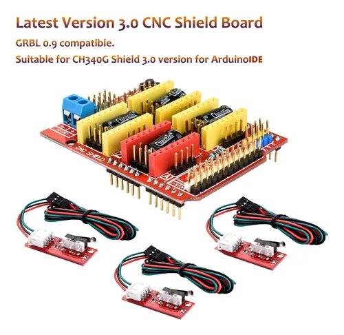 Impresora 3d Kit Cnc Controlador Con Motor Paso A Paso Nema1
