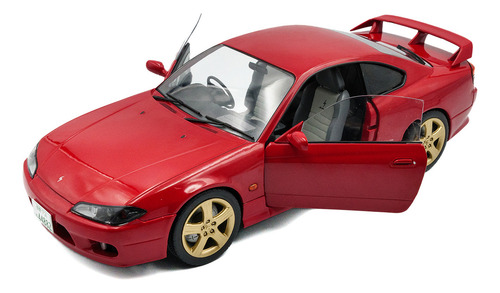 Nissan Silvia S15 Spec-r Aero 1999 1:18 Solido Vermelho