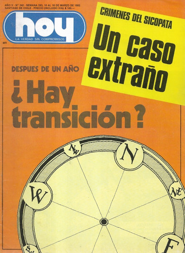 Revista Hoy 242 / 16 Marzo 1982 / ¿ Hay Transición ?