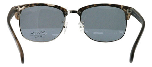 Lentes Nautica Tortoise N3610sp-045-53 Espejo Gris Oscuro Gris Oscuro Café Café