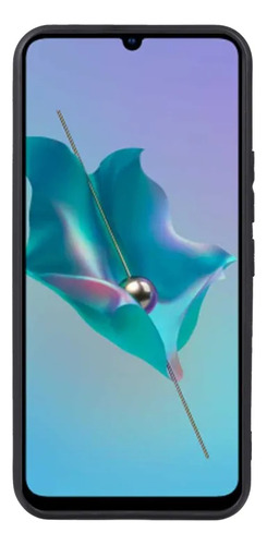 C Funda De Teléfono Tpu Negra Para Zte Blade V40 Vita A