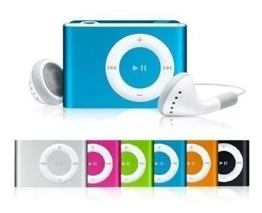 Mp3 Reproductor Shuffle Clip Audifono + Audifono +cable Usb