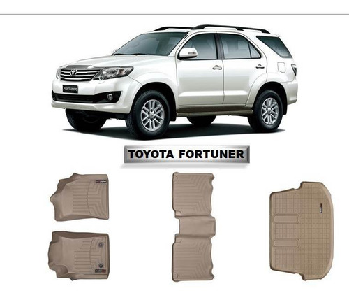 Weathertech Alfombra Bandeja Toyota Fortuner Nacional Bst