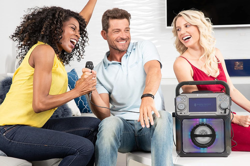 Sistema De Karaoke Singing Machine-portable, Negro (stvg7...