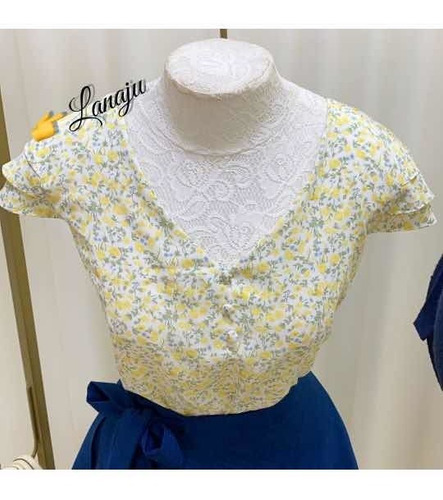 Imagem 5 de 6 de Blusinha Feminina Executiva Branca Florida