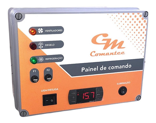 Quadro De Comando Câmaras Frias Resfriados 1 A 1,5hp 380v-3f