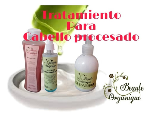 Tratamiento Capilar Keratina+shampoo +bifasico  500ml 