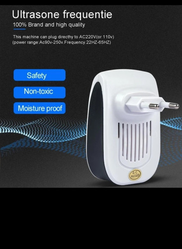 Imagen 3 de 10 de Repelente Ultrasonico Mosquitos Ratones Cucaracha Moscas Etc