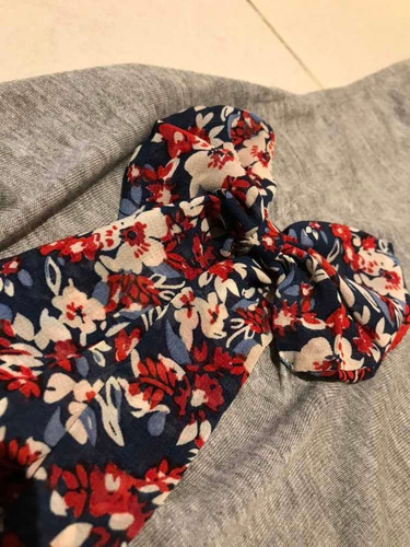 Musculosa Zara Gris Con Aplique Mujer
