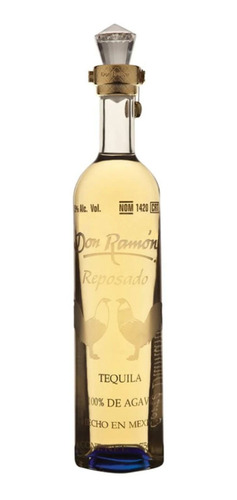 Imagen 1 de 1 de Botella De Tequila Don Ramón Reposado Punta Diamante 750ml.