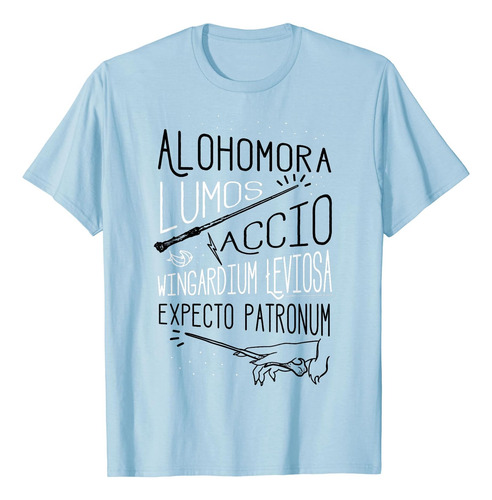 Playera Con Póster De Harry Potter Spell Stack