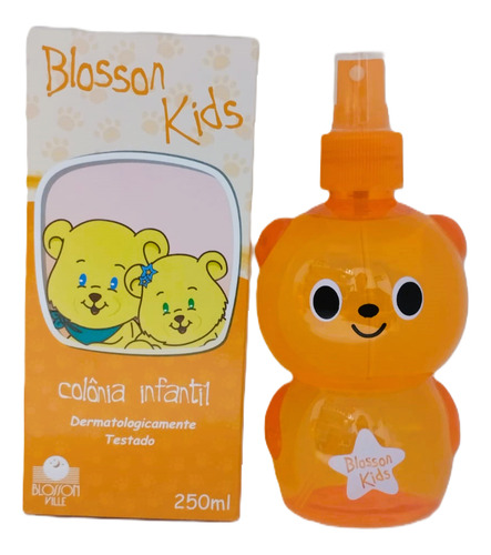 Blosson Colônia Laranjinha Urso Com Valvula Spay 250ml Edição Limitada