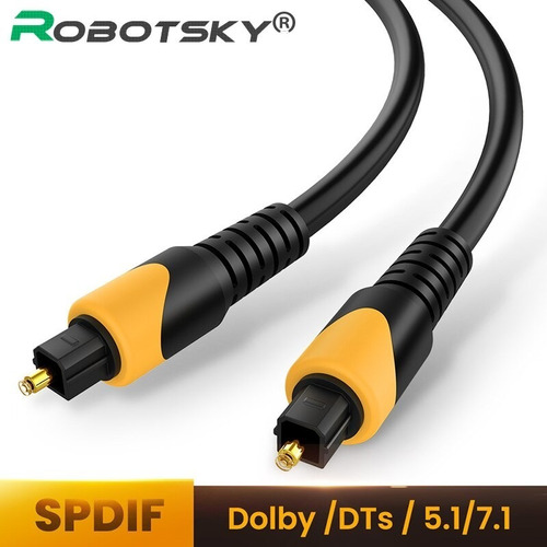 Imagen 3 de 9 de Cable Audio Fibra Optica 3 Metros Alta Calidad