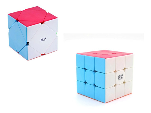 Combo Rubik Qiyi Warrior 3x3 + Skewb + Lubri - Novedad Nuevo