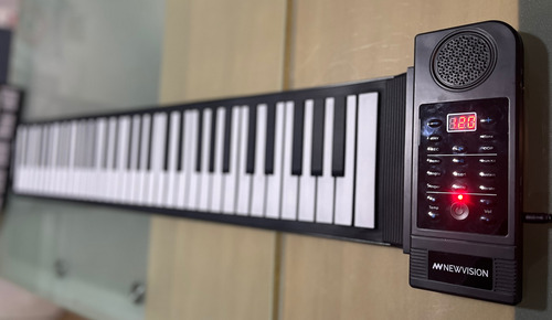 Teclado Piano Enrollable 61 Teclas Negro