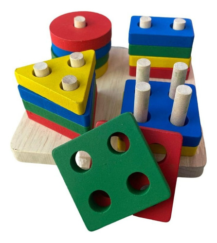 Juego De Encastre De Madera