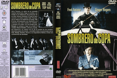 Sombrero De Copa - Fred Astaire - Ginger Rogers - Dvd