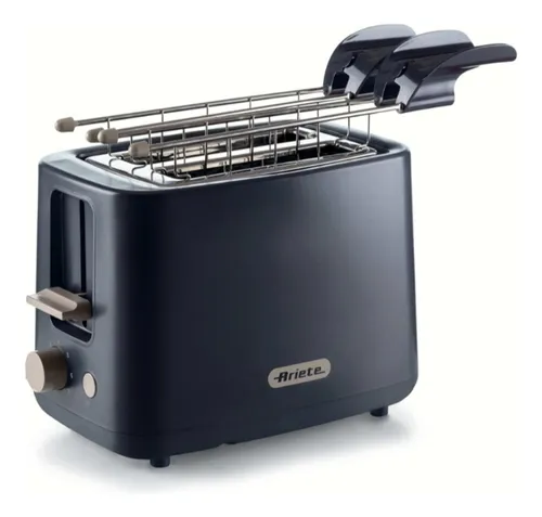 Tostadora De Pan Ariete 2 Rebanadas 760w 7 Niveles 0157/03 Color Negro