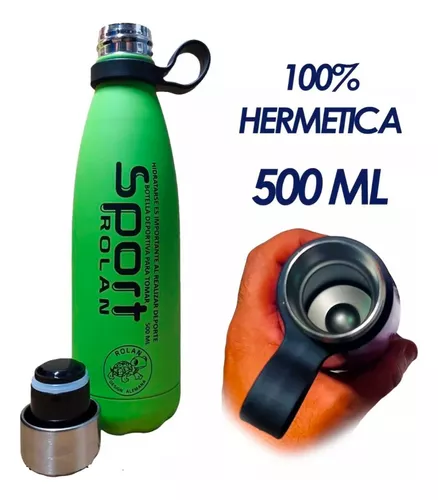 Botella Termica De Acero Inoxidable Deportiva De 500ml