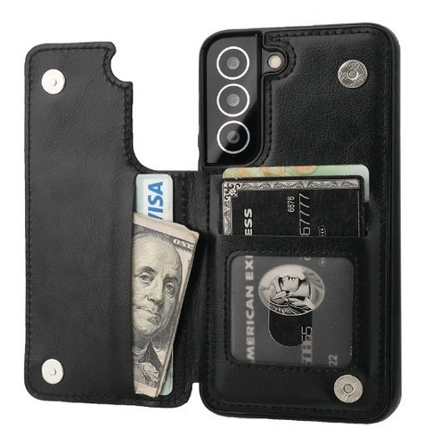 Capa Carteira Para Samsung Galaxy S22, S22+ Plus, S22 Ultra