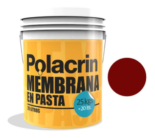 Polacrin Membrana En Pasta X 20 Lts 