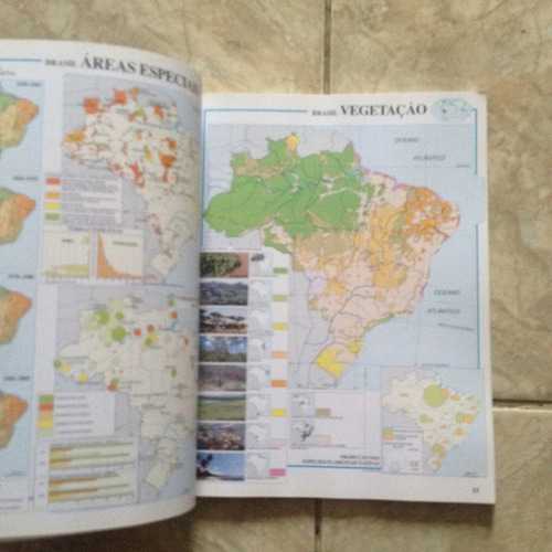 Livro Atlas Geográfico Espaço Mundial Graça Maria Lemos S2