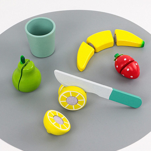 Pretender Licuadora,máquinas Exprimidoras Madera Para Niños Color Fix