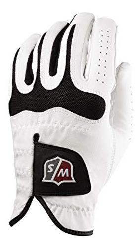 Wilson Sporting Goods Staff Grip Soft Guante De Golf, Median