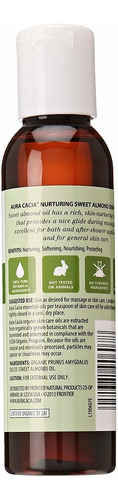Aura Cacia Organics Cuidado De La Piel Aceite De Almendras D