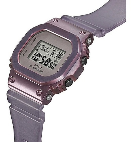 Imagen 6 de 9 de Reloj Casio G-shock Youth Humeado Morado Gm-s5600mf-6cr