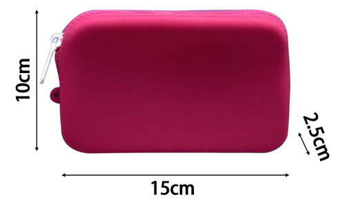 4 Monedero De Silicona Para Bolso De Playa, Tarjetero,