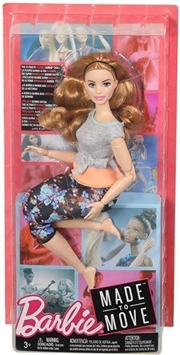 Imagem 5 de 6 de Barbie Feita Para Mexer Yoga Ruiva Classica Ms Sj