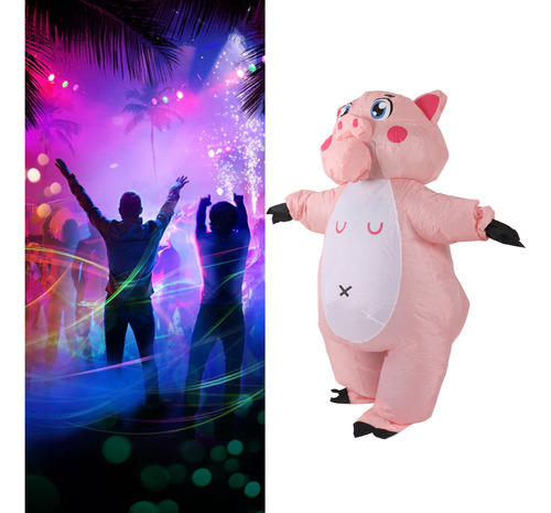 Muñeca Inflable Con Disfraz De Cerdo Rosa De Unveil