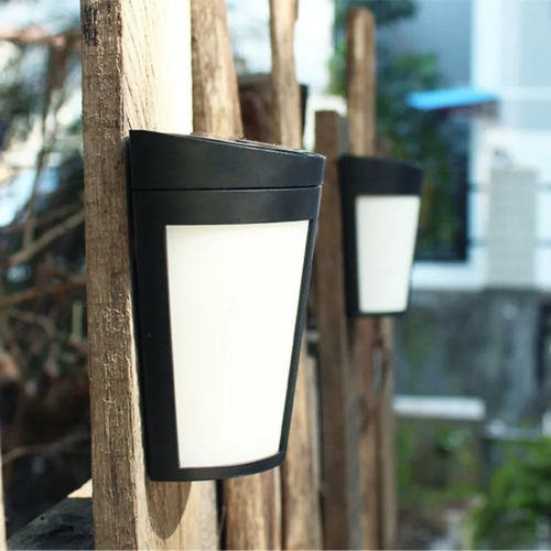 Lámpara De Pared Con Energía Solar Para Valla De Jardín