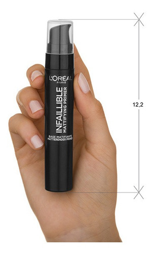 Prebase Primer Alisadora 24h Antibrillos Matificante L´Oréal Tono del primer Blanco